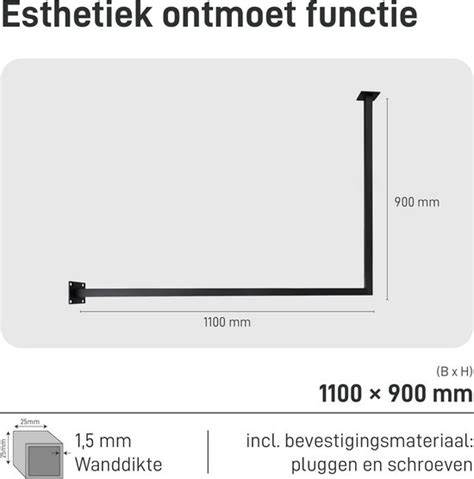 Infographic over verschillende bevestigingsmethoden van stabilisatiestangen (wandmontage, plafondmontage, hoekoplossing)