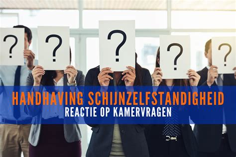 Schema: Handhaving schijnzelfstandigheid 2025-2026