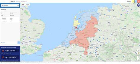 infragraph windzones kaart Nederland