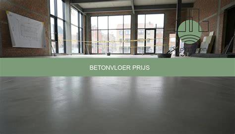 Infografiek: prijsopbouw van een betonvloer per m2 en per m3