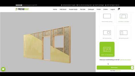 Prefabmaat configurator en levertijden
