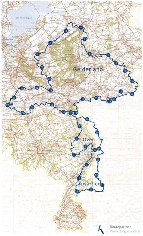 Kaart van omleidingsroutes langs Gelre ziekenhuis en Revelhorst