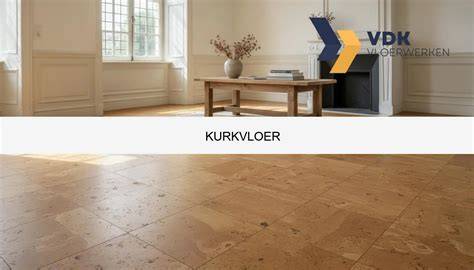 Kurkvloer infographic met voordelen en herkomst