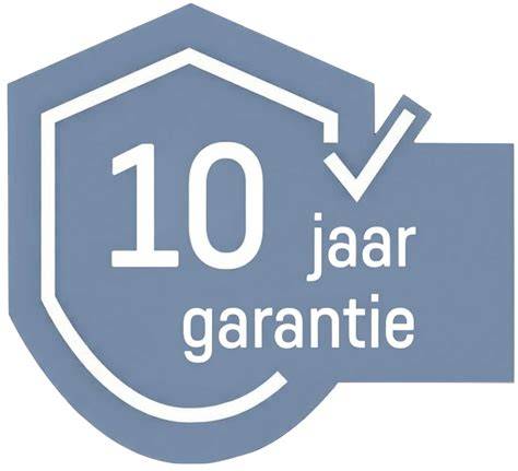 Certificaat en garantieinfographic: 10 jaar garantie en vaste prijs