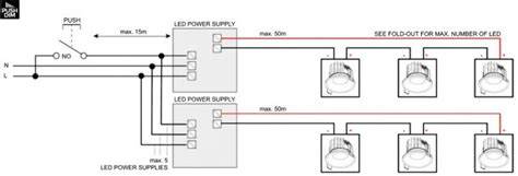 Inbouwspots schematic diagram