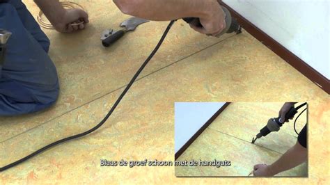 Lasnaden Marmoleum schematische uitleg