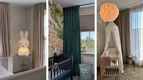 Voorbeeld: lagen gordijnen in kinderkamer