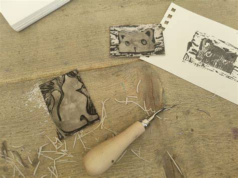 Afbeelding van linoleum met verschillende dessins en formaten