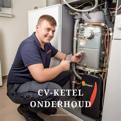 Diagram: Werkwijze onderhoud cv-ketel Barendrecht