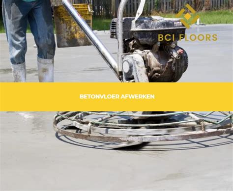 Infographic: Overzicht van stappen bij afwerken betonvloer