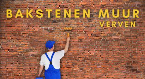 Infographic: Stappenplan voor het verven van een bakstenen muur