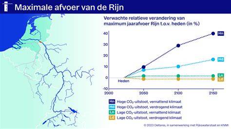 Infographic: Ontwikkeling waterstanden Rijn bij Lobith en afvoeren