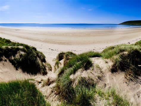 Overzichtskaart van Noord-Devon kustlijn met Saunton Sands en Croyde als referentiepunt