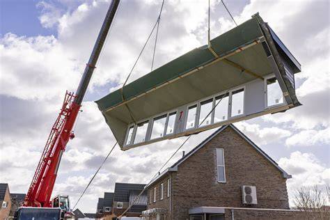 Foto van prefab dakkapel in productie