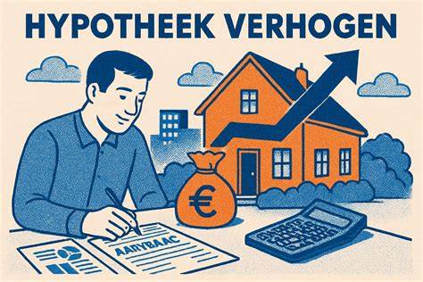 Diagram: Vergelijking leningen en hypotheek verhogen