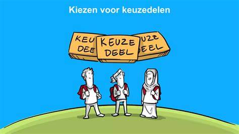 Diagram: keuzedelen en vaardigheden voor tegelzetter