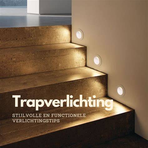 Overzicht van installatie-opties voor trapverlichting