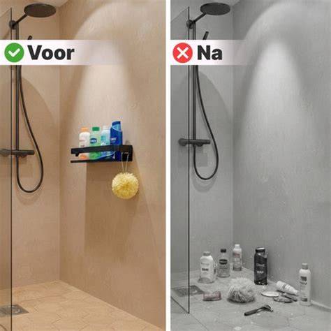 Infographic: montageopties douchedeurknoppen zonder boren