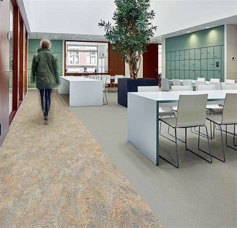 Geluiddempende marmoleum Acoustic en Decibel varianten
