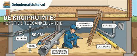 EPS-implementatie in kruipruimte en vloer