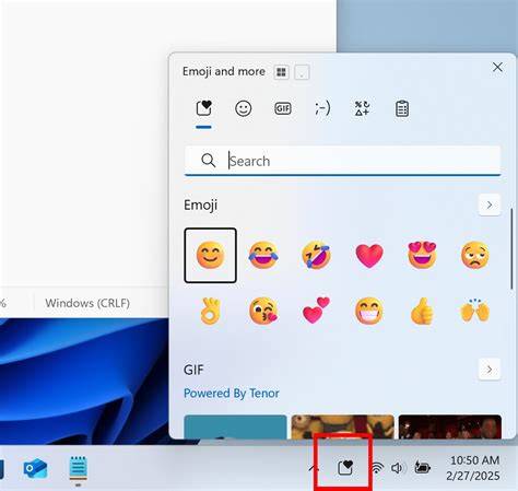 Windows-emoji-selectievenster