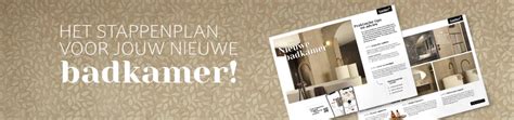 Overzicht van het stappenplan voor een nieuwe badkamer