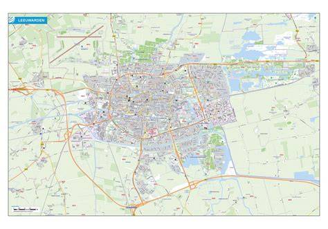 Kaart: Winkellocaties in Leeuwarden en omgeving
