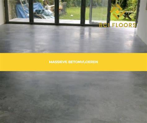 Infographic: soorten betonvloeren en kenmerken