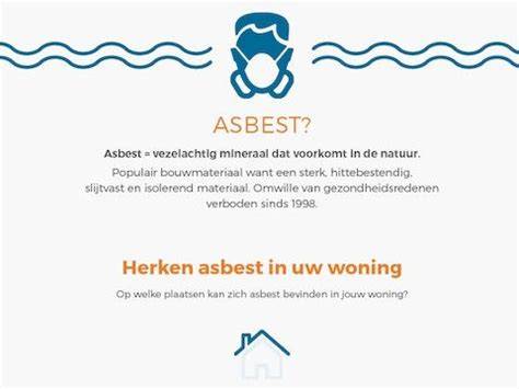 Infographic: plekken waar asbest te vinden is in en om het huis
