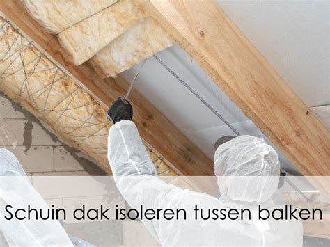 Infographic: stappenplan voor isoleren tussen balken, rachels plaatsen en LED-spots installeren