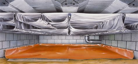Illustratie van Thermoskussen met 3 en 4 kamers in een kruipruimte