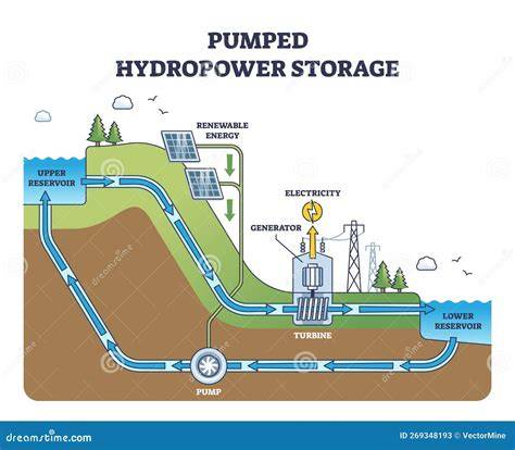 Diagram van geluiddempende waterinvoer en vlotterregeling