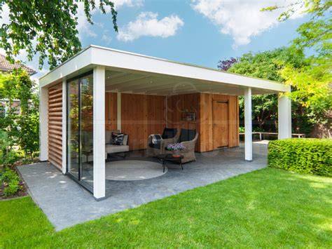 Overzichtsvideo: montage van een tuinhuis met overkapping