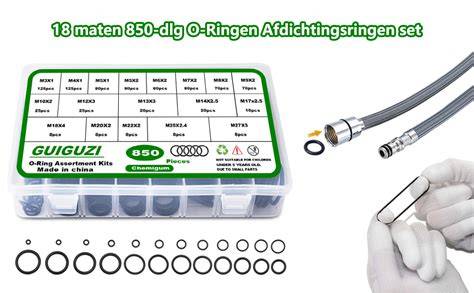 Praxis-assortiment: afdichtingsringen, kranen en gereedschap