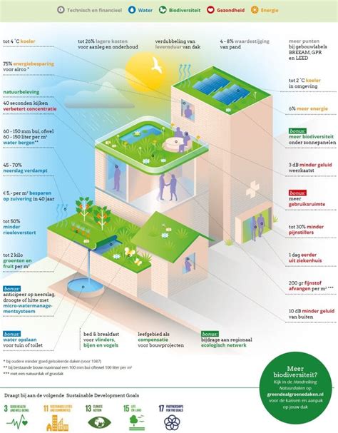 Infographic: Groendak voordelen op een rij