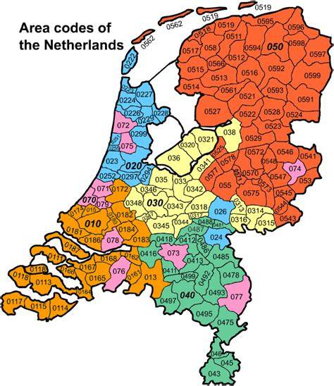 Map: regio's waar 040 Aannemer actief is