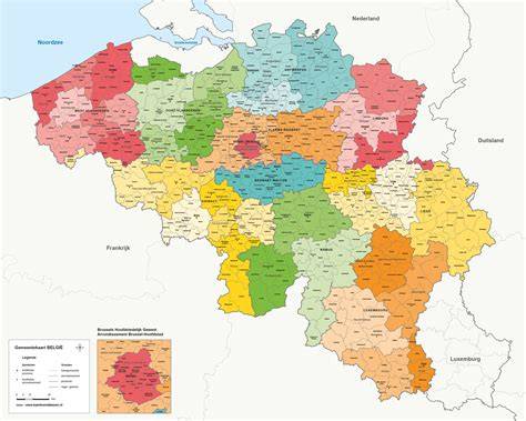 Kaart: Beschermde gebieden en regionale regels voor marters in België