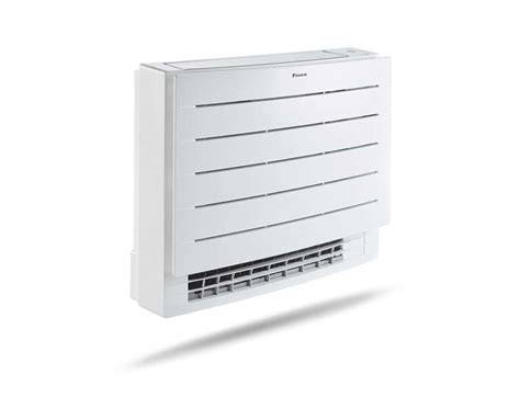 Diagram: Vergelijking wand- vs vloermodel Daikin (Wandmodellen vs Perfera Floor)