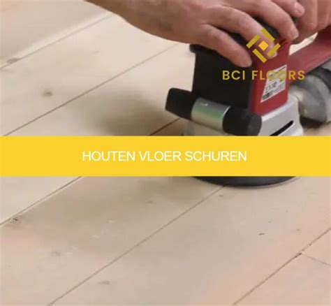 Infographic: Stappenplan voor het schuren van vloeren met een excentrische schuurmachine