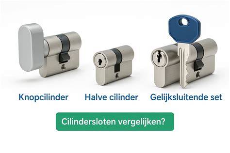 Diagram: Schematische werking van gelijksluitende cilinders