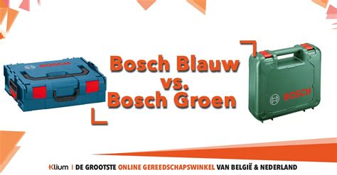 Infographic: Verschillen Bosch Blauw vs Bosch Groen