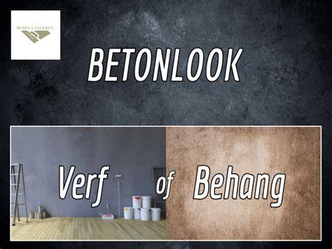 Grafiek: Voor- en nadelen van Betonlook Verf vs. Betonstuc