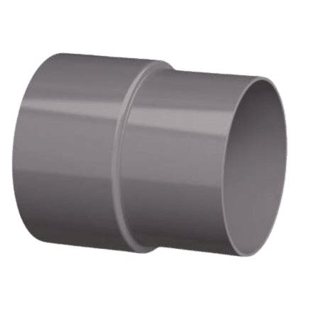 Standaard PVC mof 80 mm - aansluitingen en lijmopties