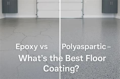 Vergelijkende kaart: epoxy vs. polyaspartic coating buitentoepassingen