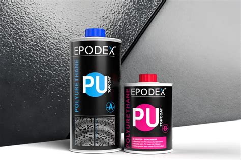 epoxy primer en PU lak op monsterstukjes testen