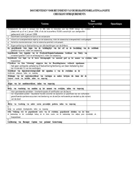 Checklist voor consistente kolomkoppen