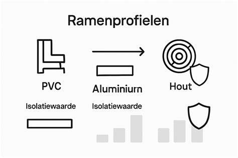 Infographic: overzicht kunststof kozijnprofielen en hun toepassingen