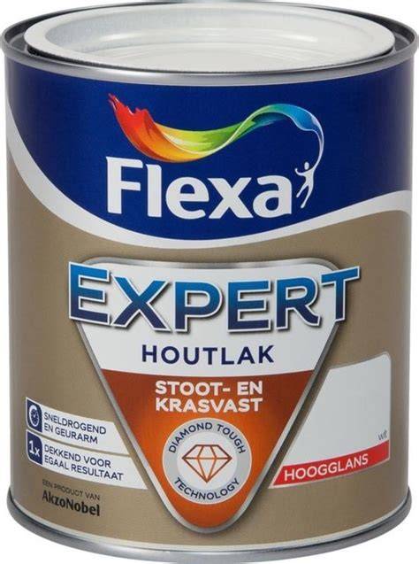 Infographic: Eigenschappen en droogtijden van Flexa Expert Houtlak Hoogglans