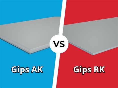 Infographic over AK gipsplaten: afgeschuinde kanten, 2-voudige en 4xAK varianten, montagemethode