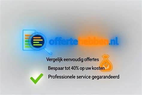 Offertevergelijking en portemonneevriendelijke keuzes